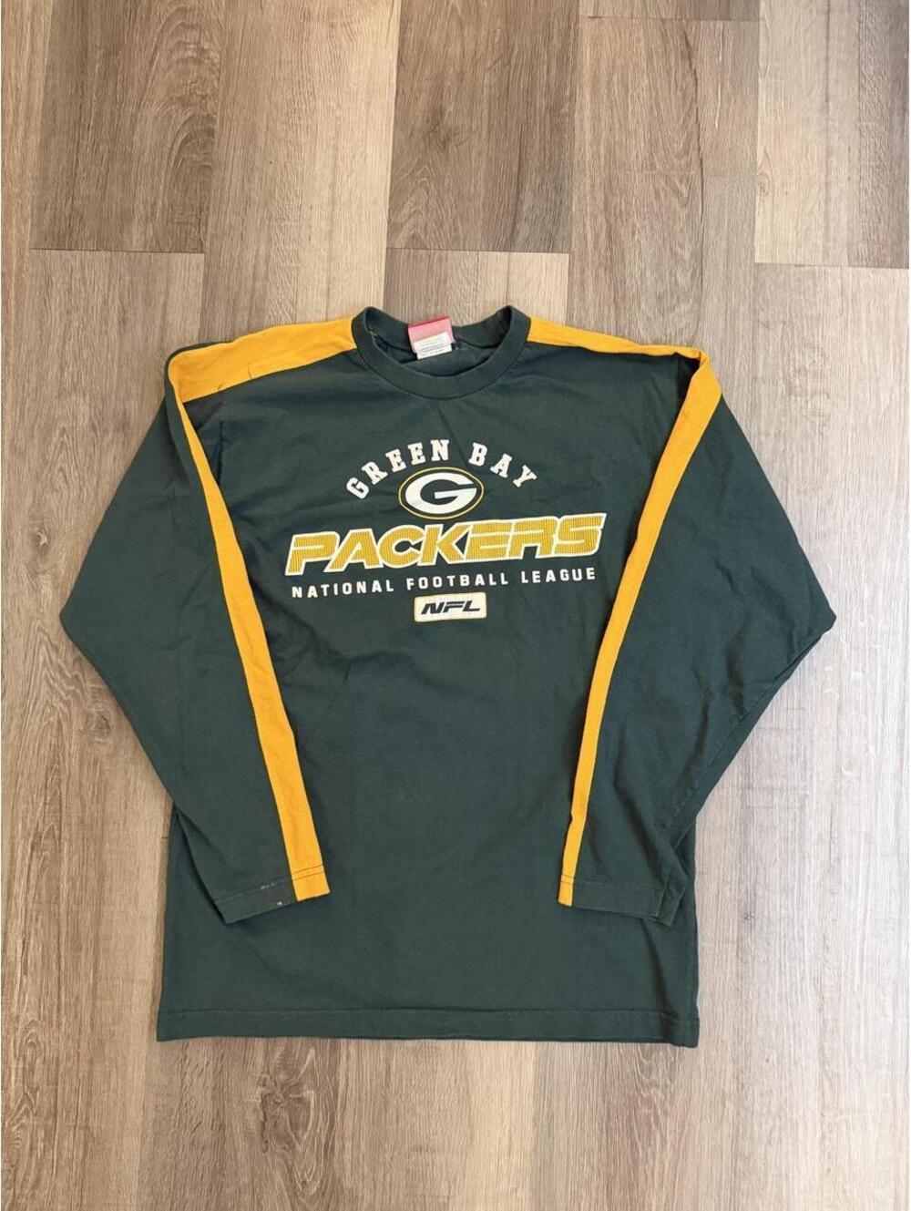 Vintage NFL Green Bay Packers long sleeve shirt size M #packers #football